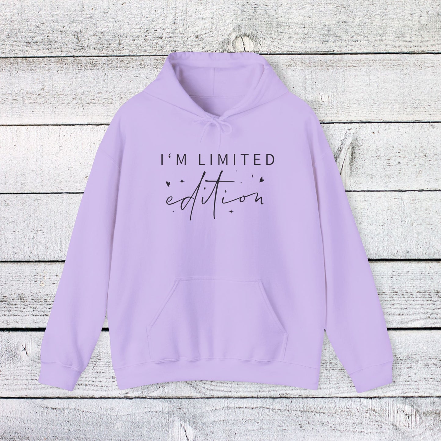 unisex heavy blend™ hooded sweatshirt - i’m limited edition - unique confidence quote