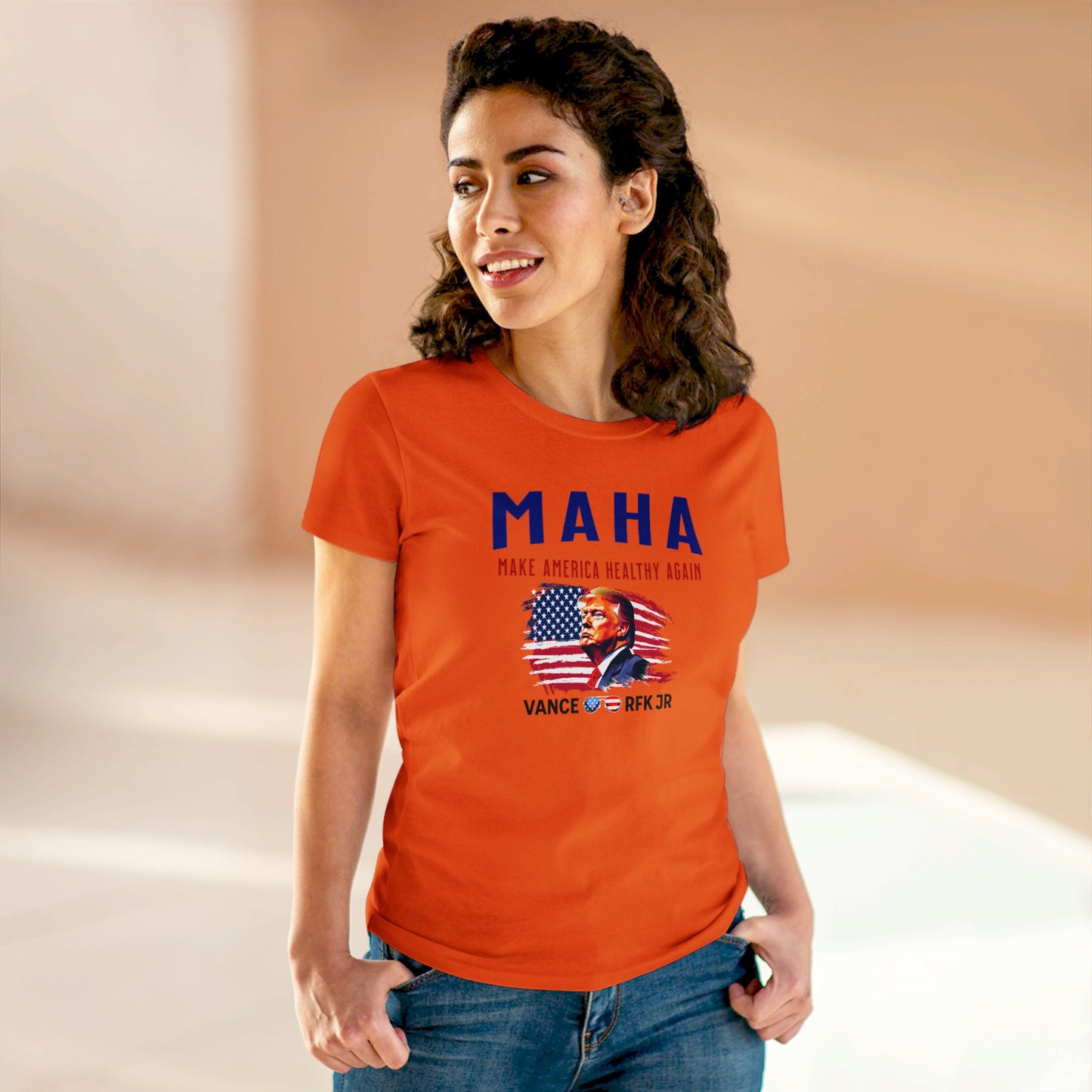 women's t-shirt - make america healthy again (maha)