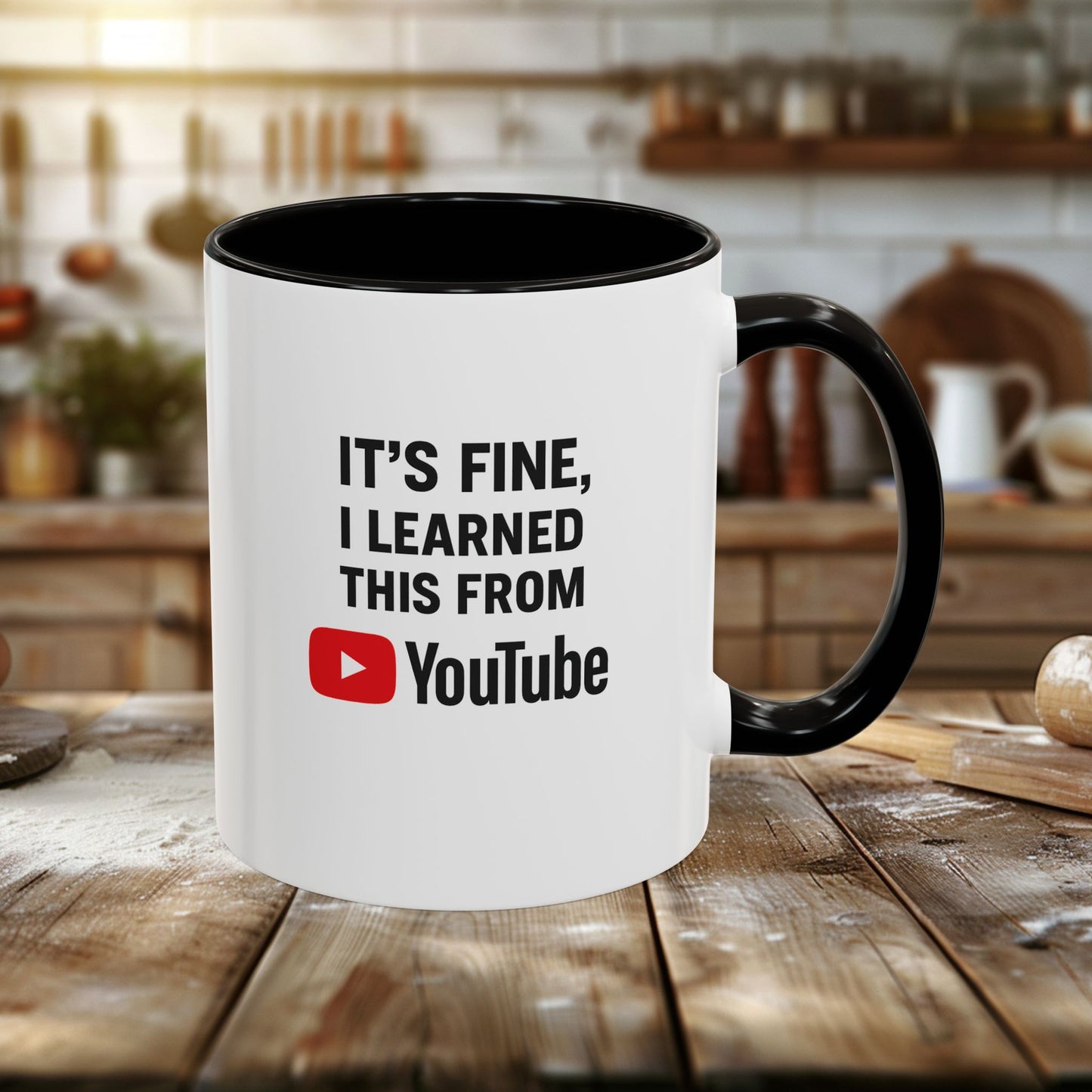 unique colorful mug - perfect for youtube lovers