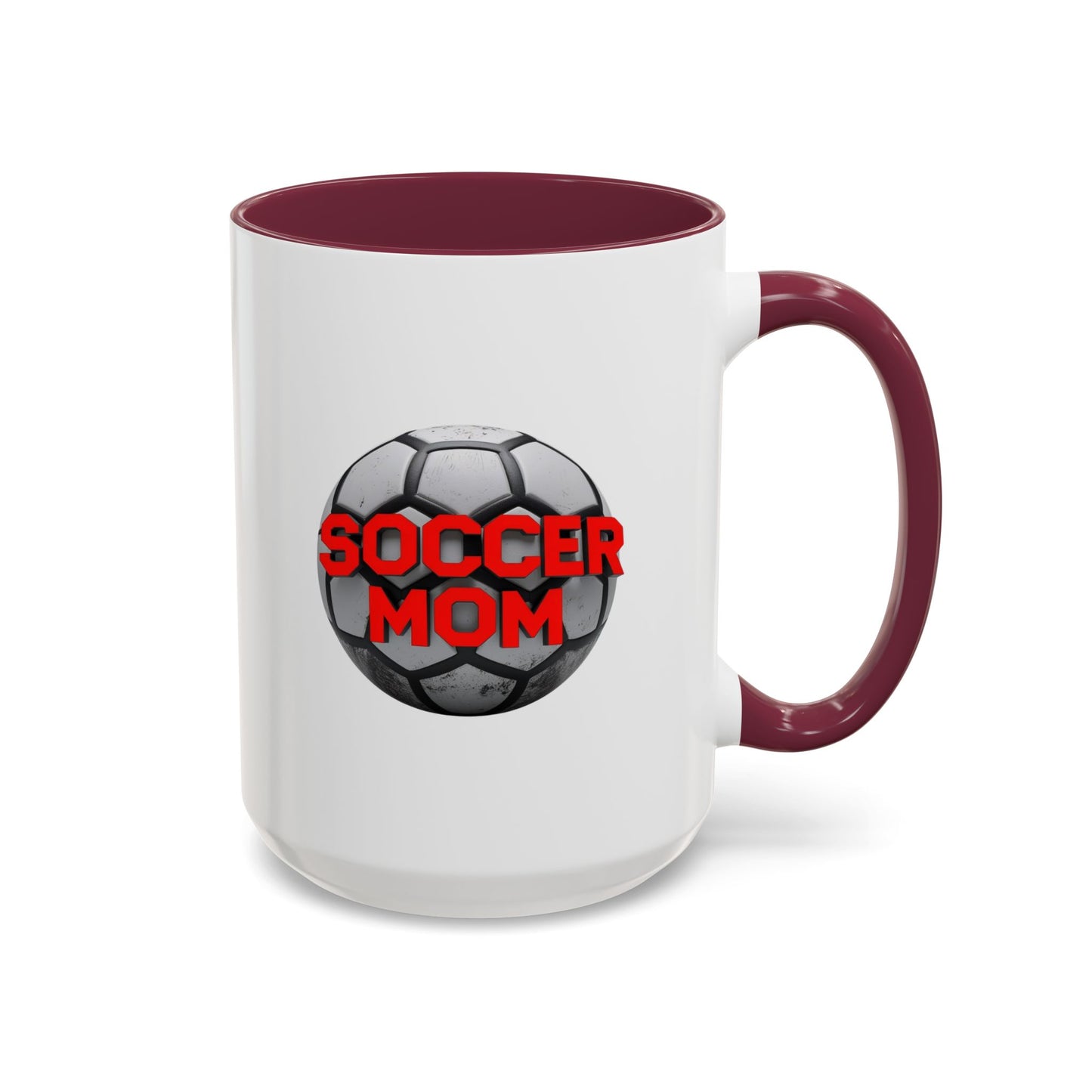 colorful soccer mom mug - perfect gift for sports enthusiasts