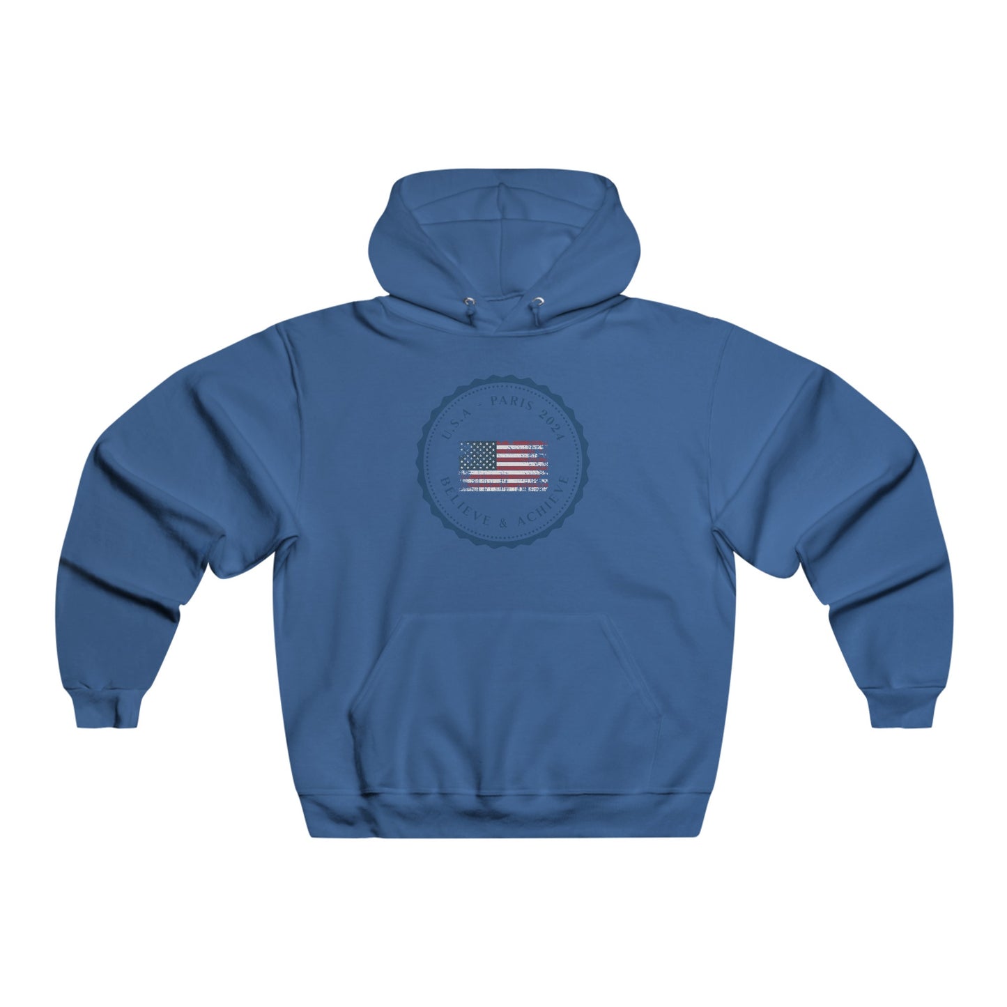 men's hoodie - believe & achieve