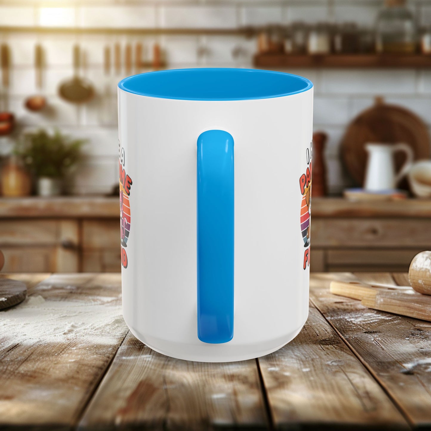 colorful mugs (11oz, 15oz) - i have a pawesome friend | funny dog lover gift | cute pet quote design