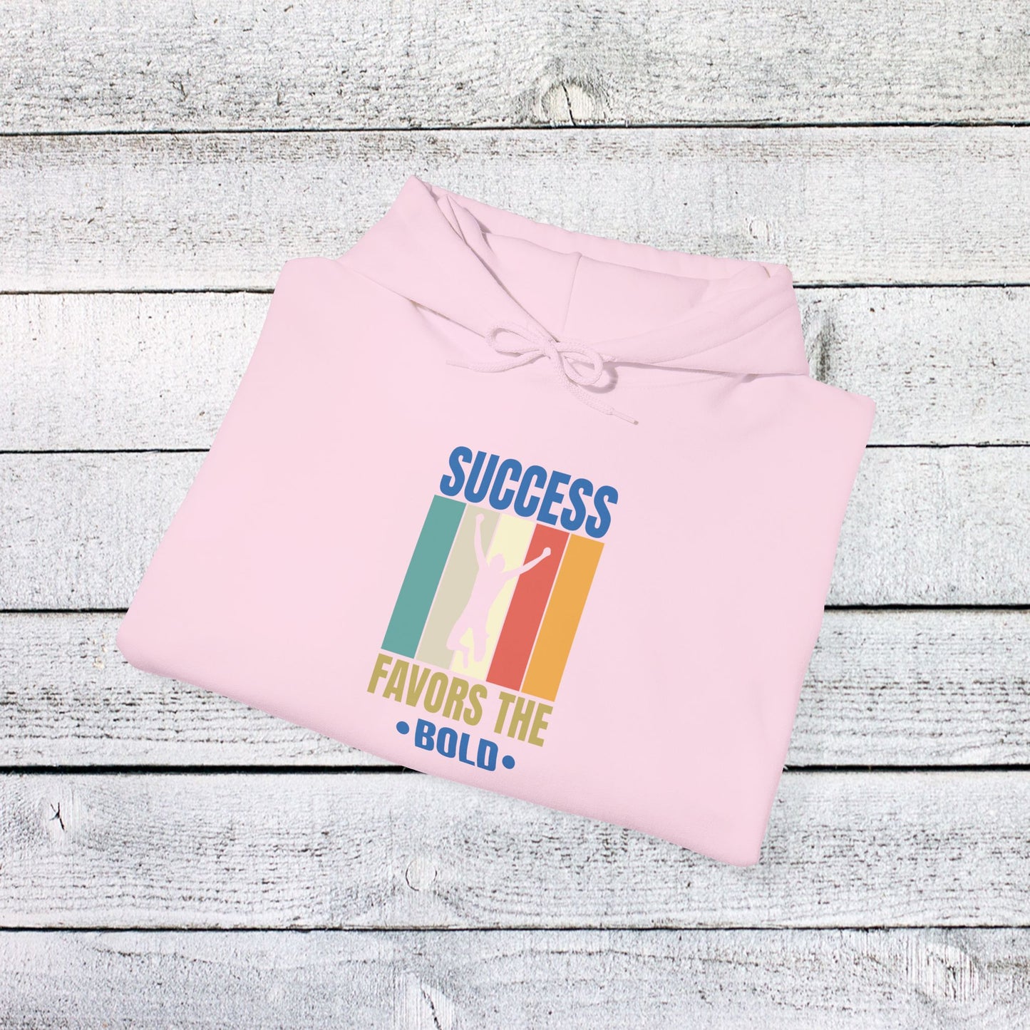 unisex heavy blend™ hooded sweatshirt - success favors the bold - risk and reward quote