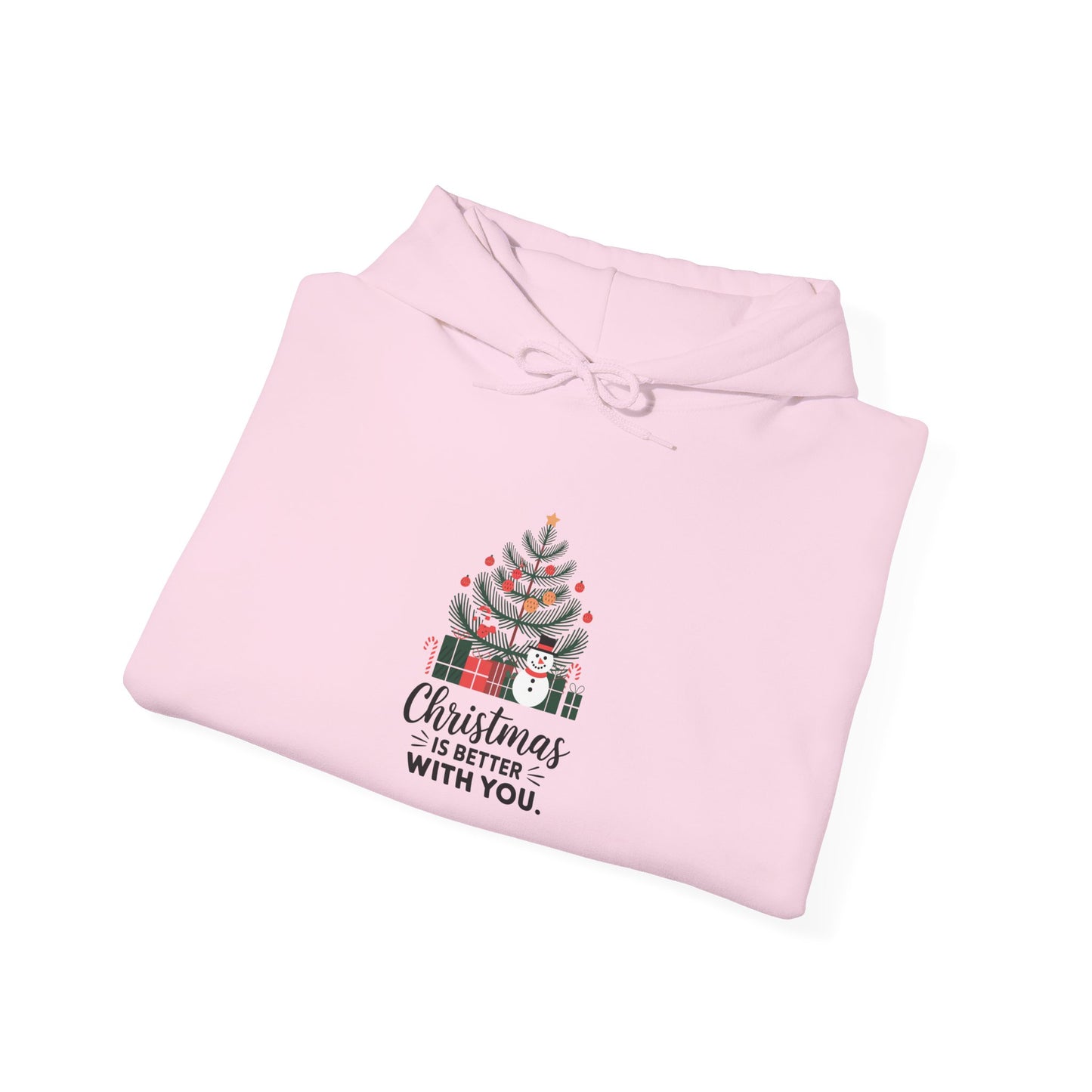 men's and women's christmas sweatshirt. christmas is better with you. unisex christmas sweatshirt.