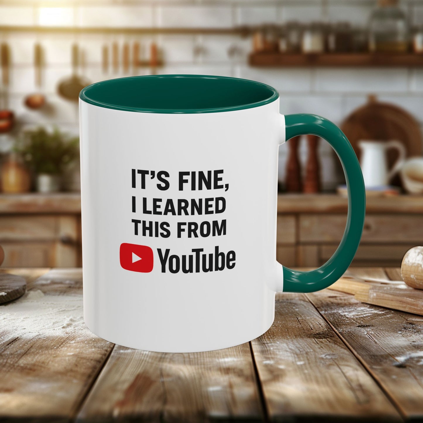 unique colorful mug - perfect for youtube lovers