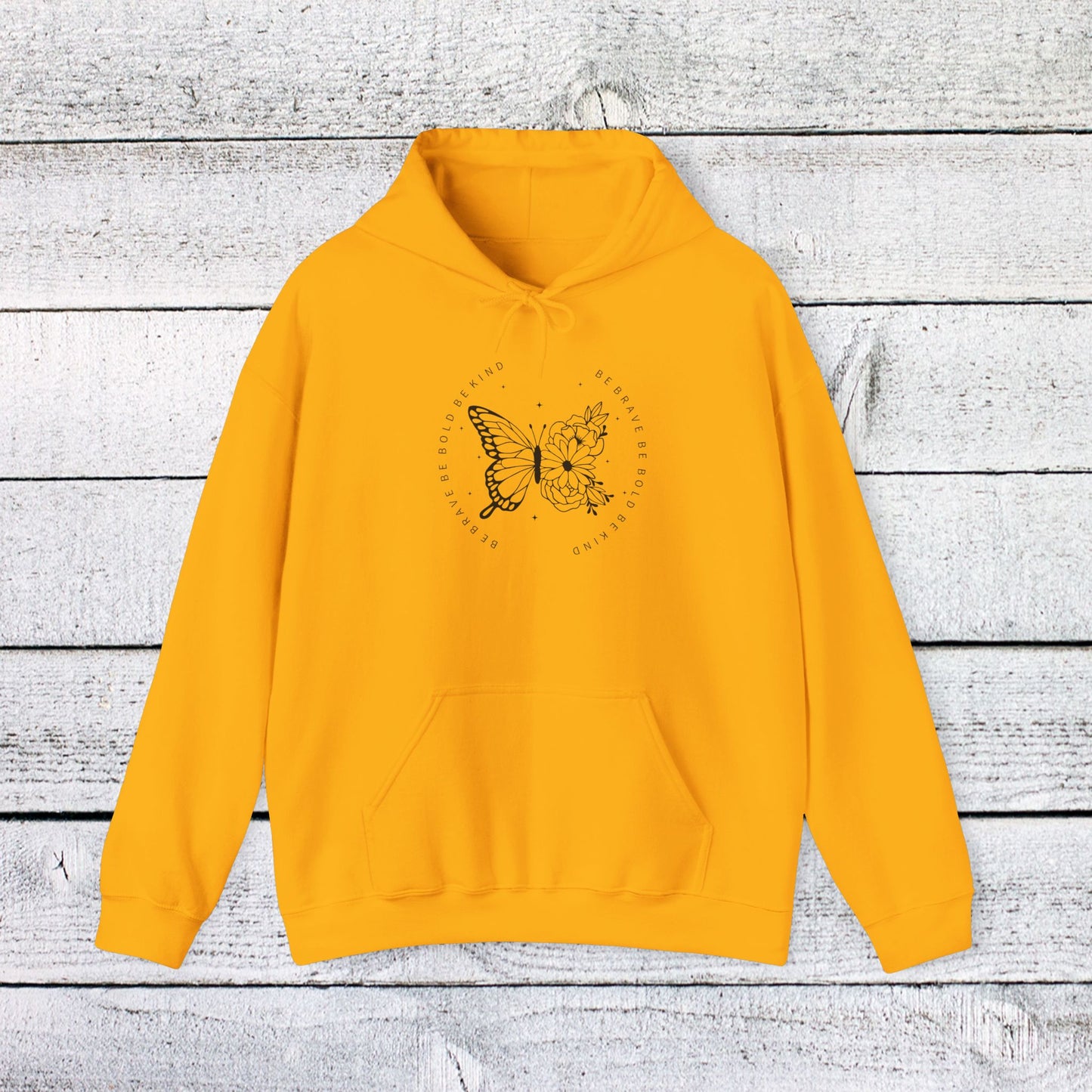 unisex heavy blend™ hooded sweatshirt - be brave, be bold, be kind - courageous kindness quote