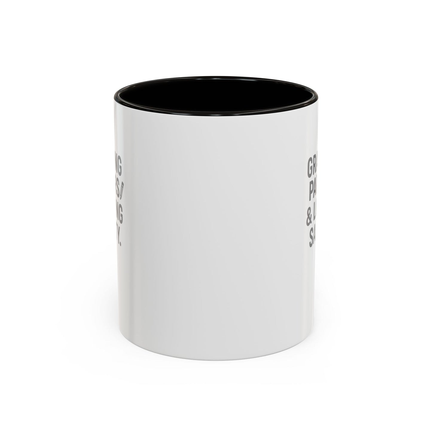 colorful grading papers & losing sanity mug – perfect gift for teachers. teachers with attitude.