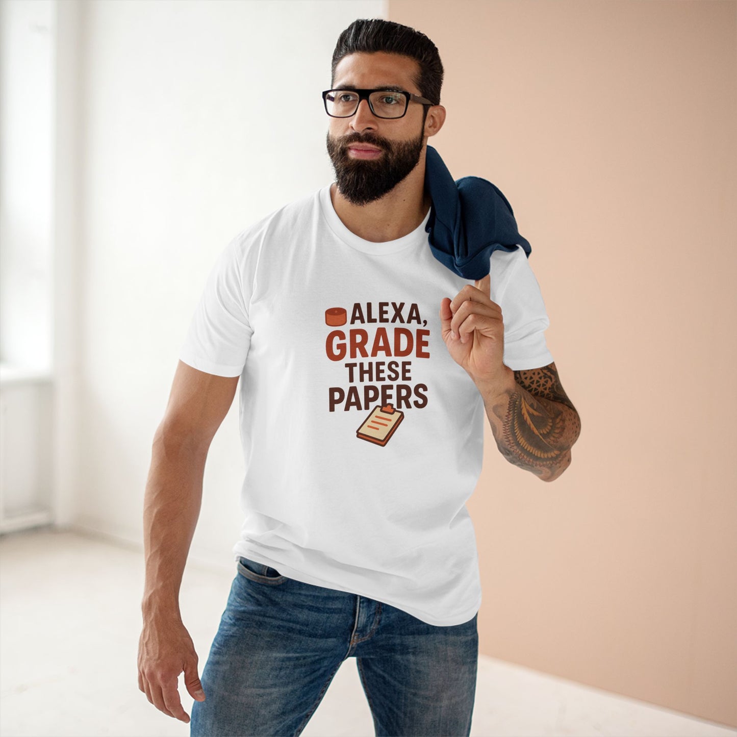 men's stable tee - trendy and comfortable style for every occasion. teachers with attitude.