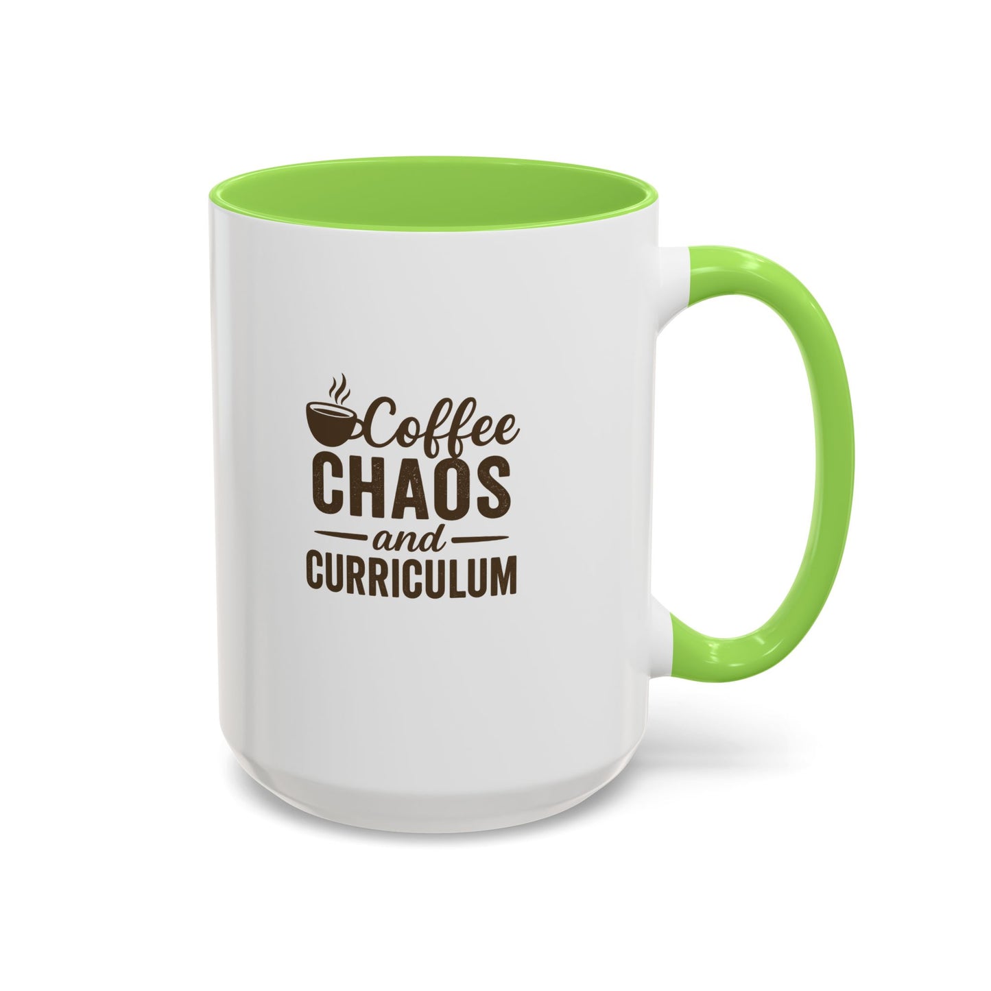 colorful coffee mug - perfect for teachers | teachers with attitude | coffee chaos and curriculum