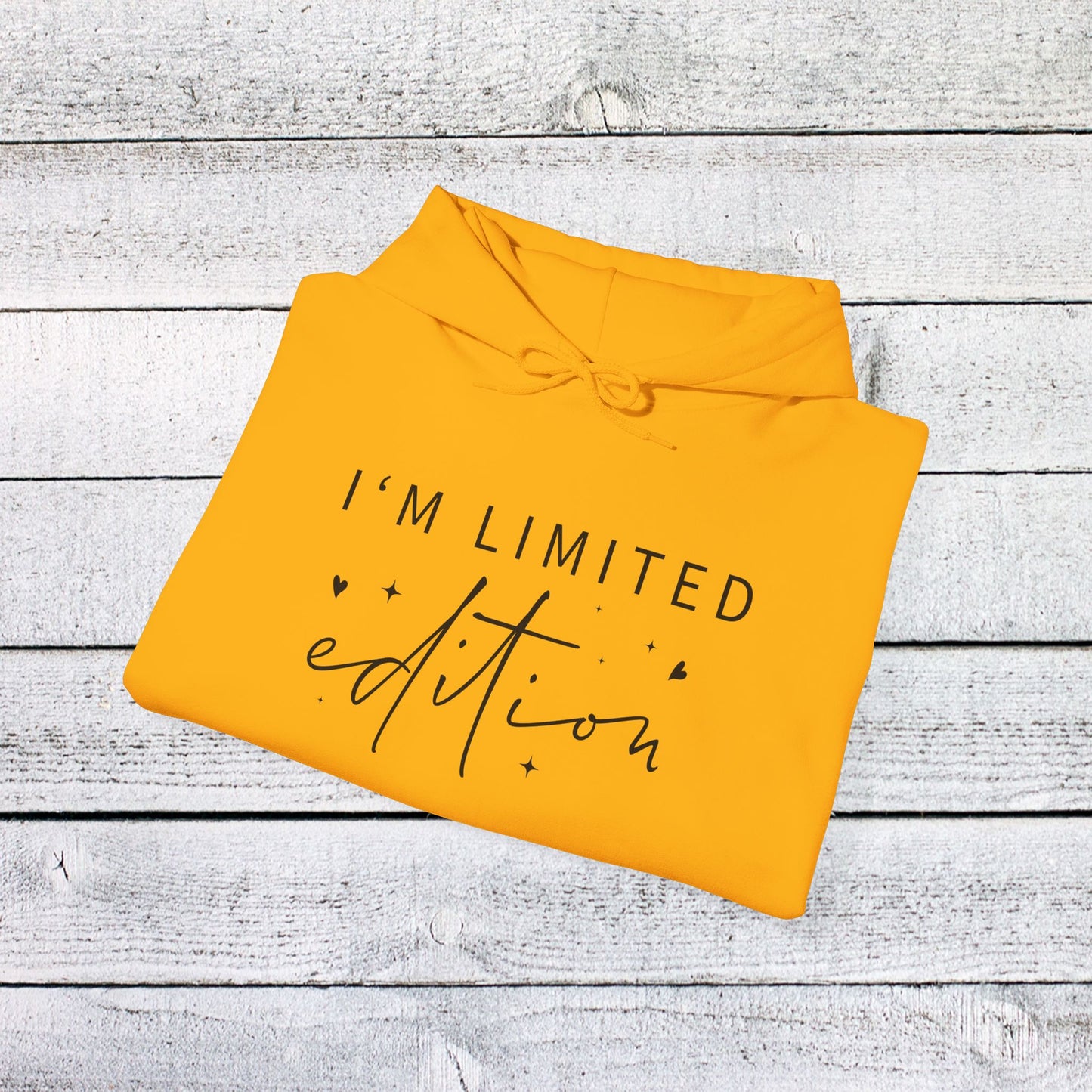 unisex heavy blend™ hooded sweatshirt - i’m limited edition - unique confidence quote