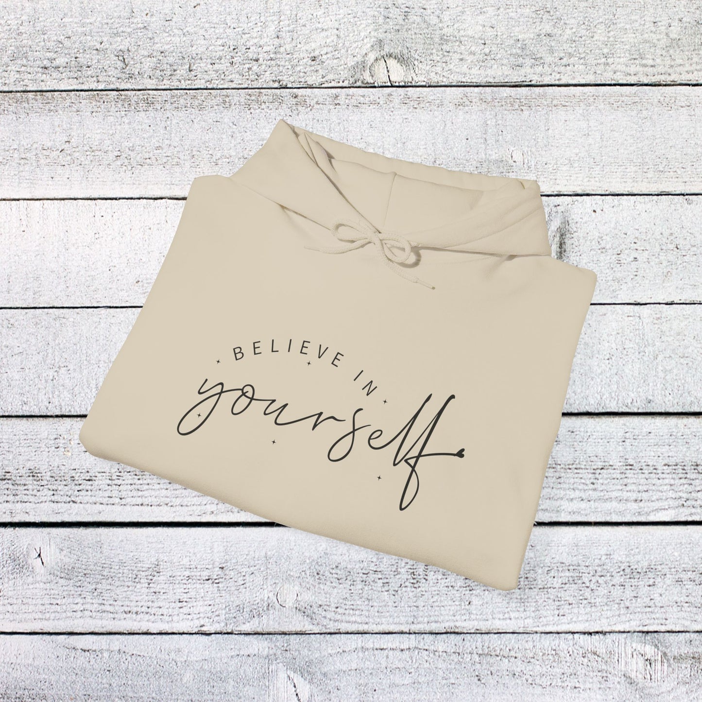 unisex heavy blend™ hooded sweatshirt - believe in yourself - classic self-esteem booster