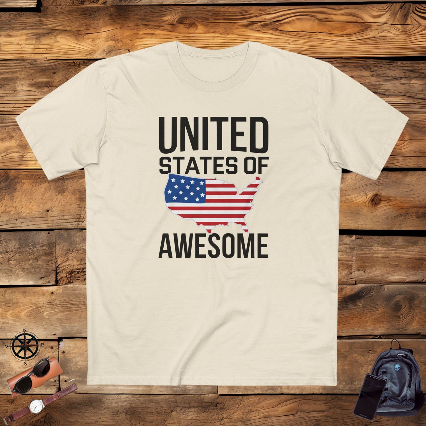 men's t-shirt, men's tee, men's funny gift, election 2024, united states of awesome