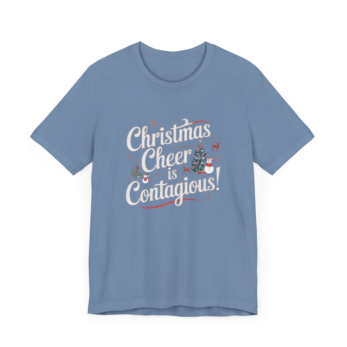 men & women christmas t-shirt. christmas cheer. unisex christmas t-shirt.