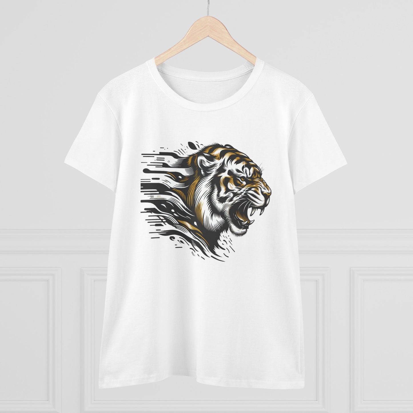 fierce tiger graphic cotton tee