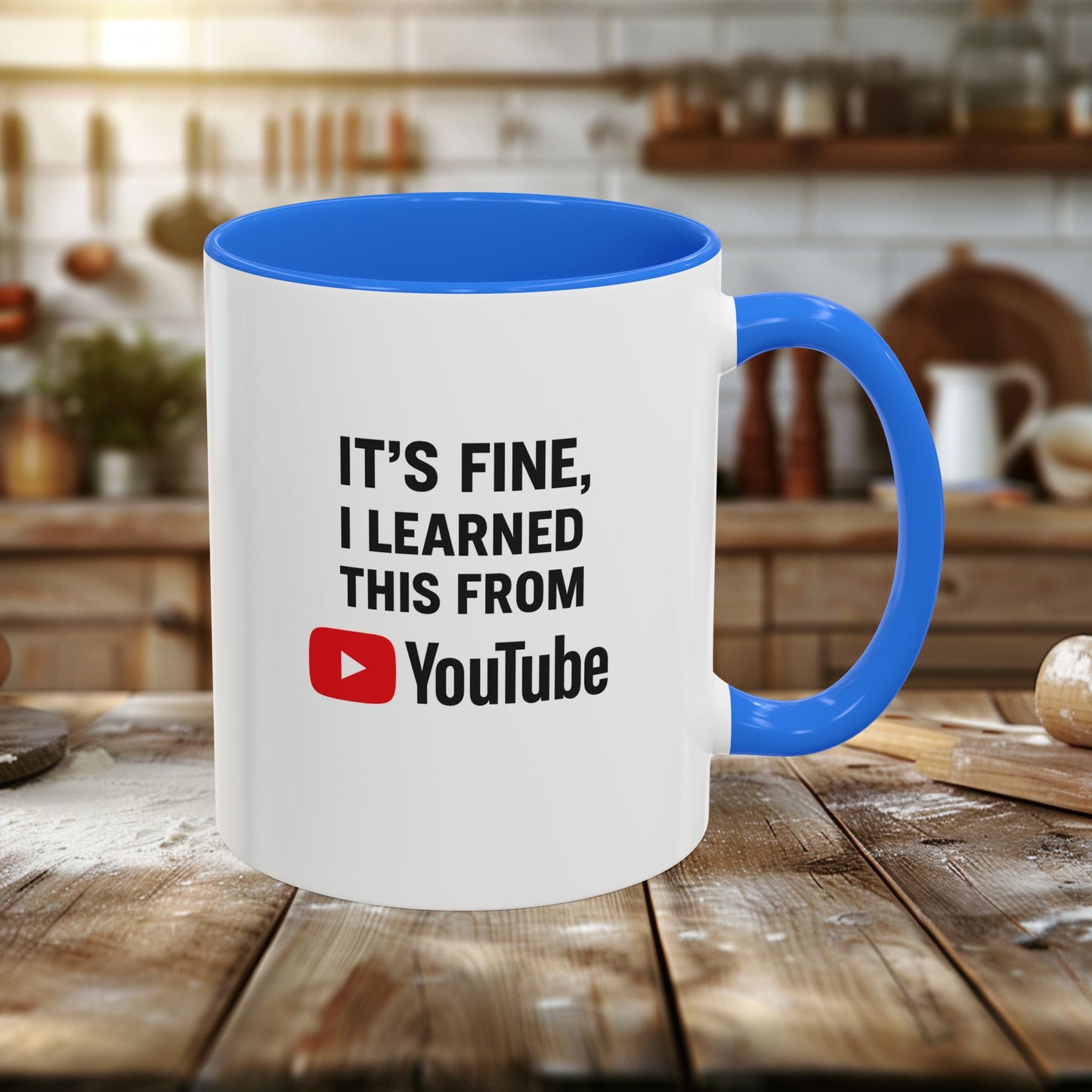 unique colorful mug - perfect for youtube lovers