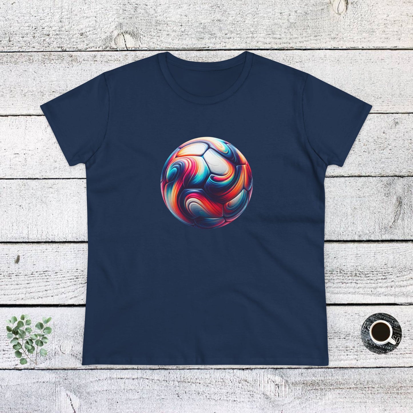 stylish women's cotton tee for sports enthusiasts