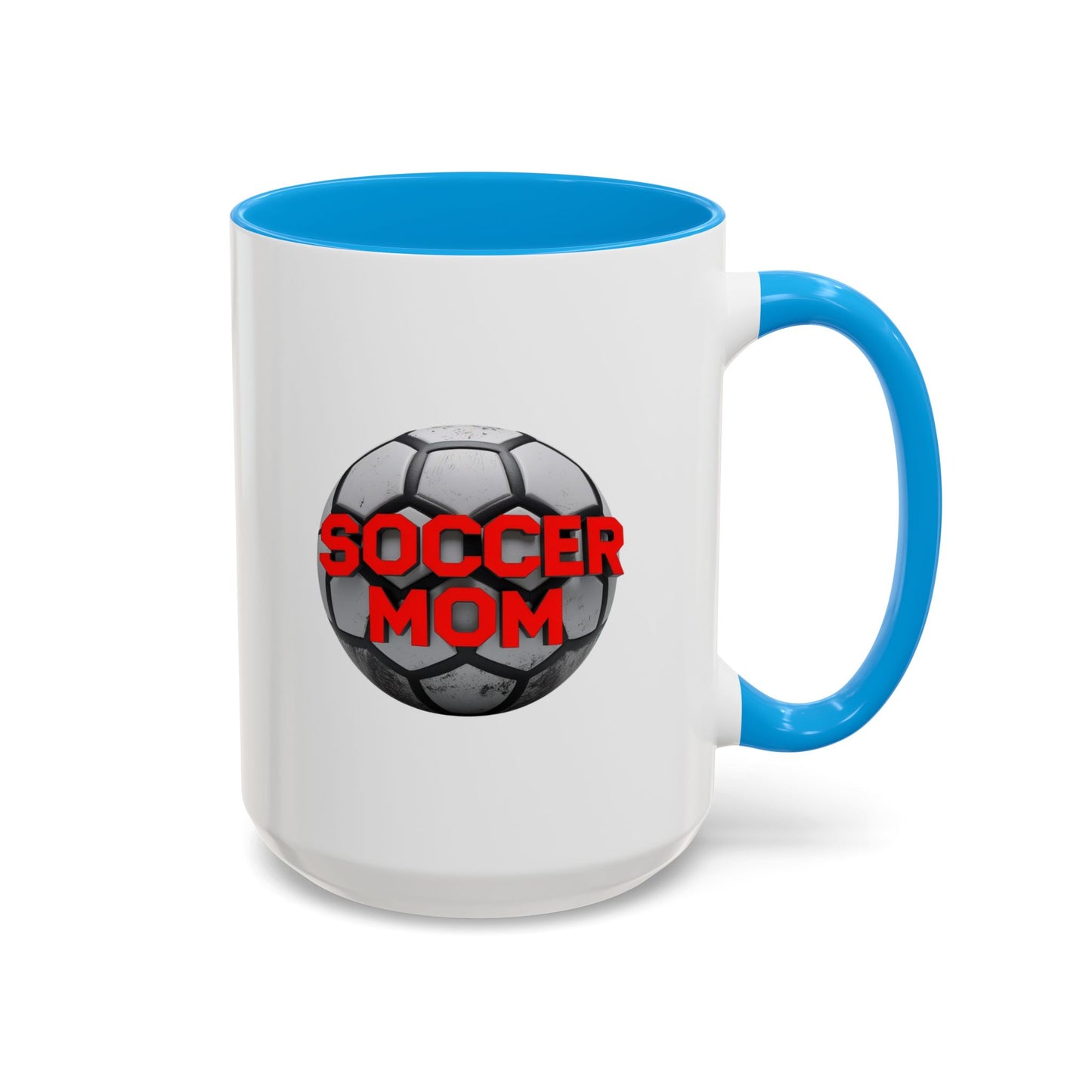 colorful soccer mom mug - perfect gift for sports enthusiasts