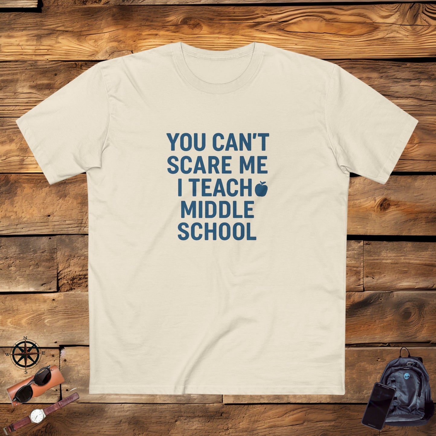 men's stable tee: fearless teacher edition. teachers with attitude.