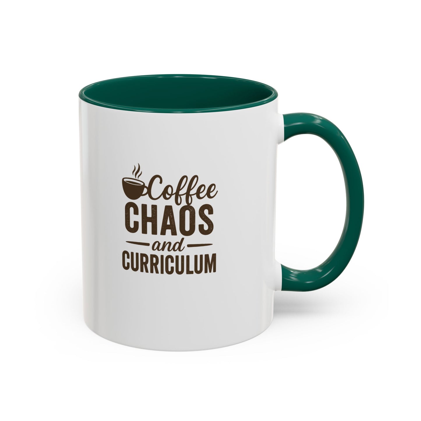 colorful coffee mug - perfect for teachers | teachers with attitude | coffee chaos and curriculum