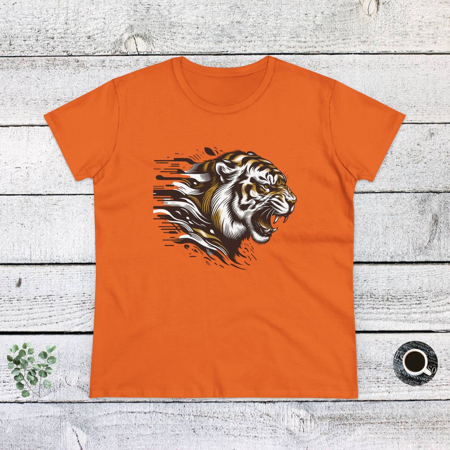 fierce tiger graphic cotton tee