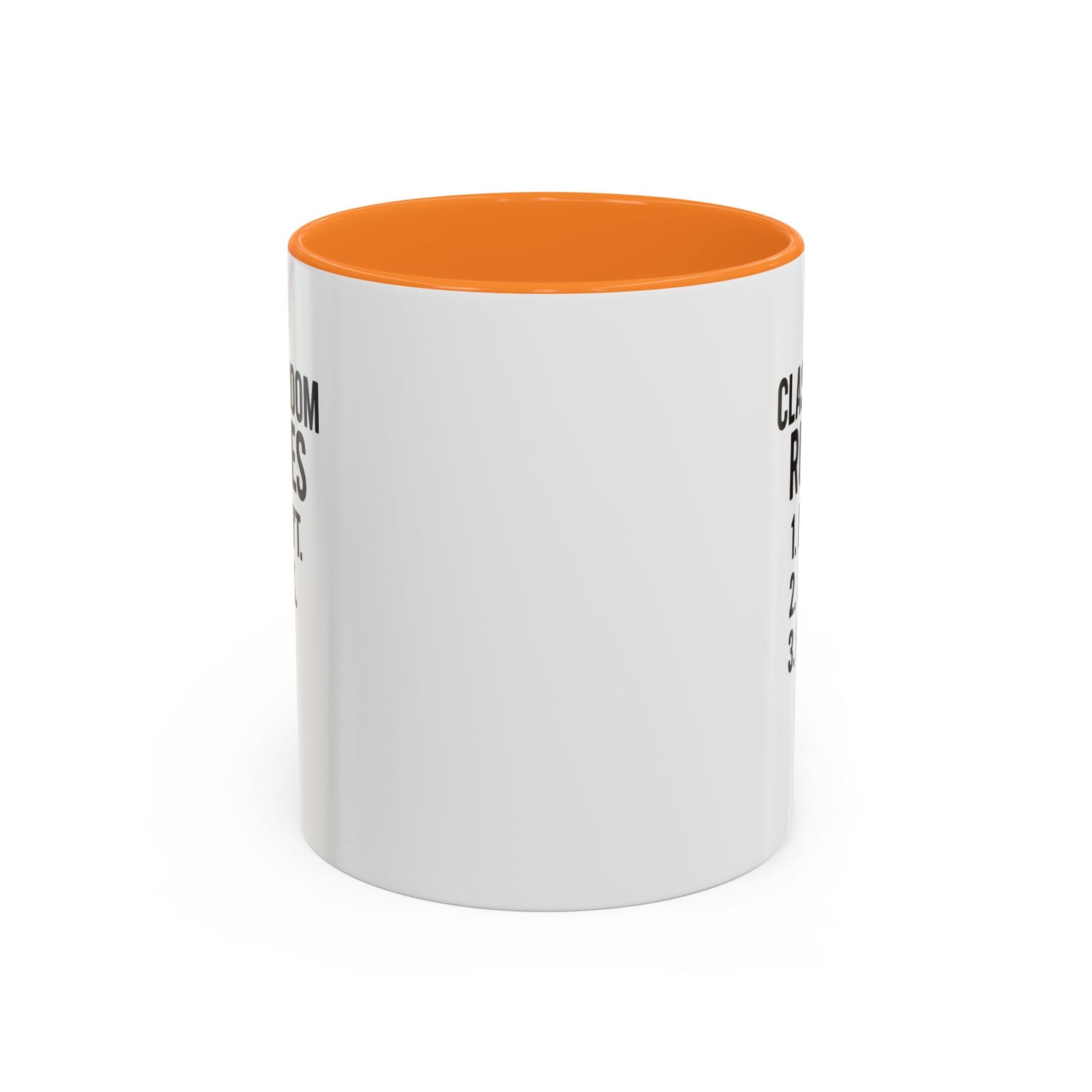 colorful classroom rules mug - perfect for teachers and students. teachers with attitude.