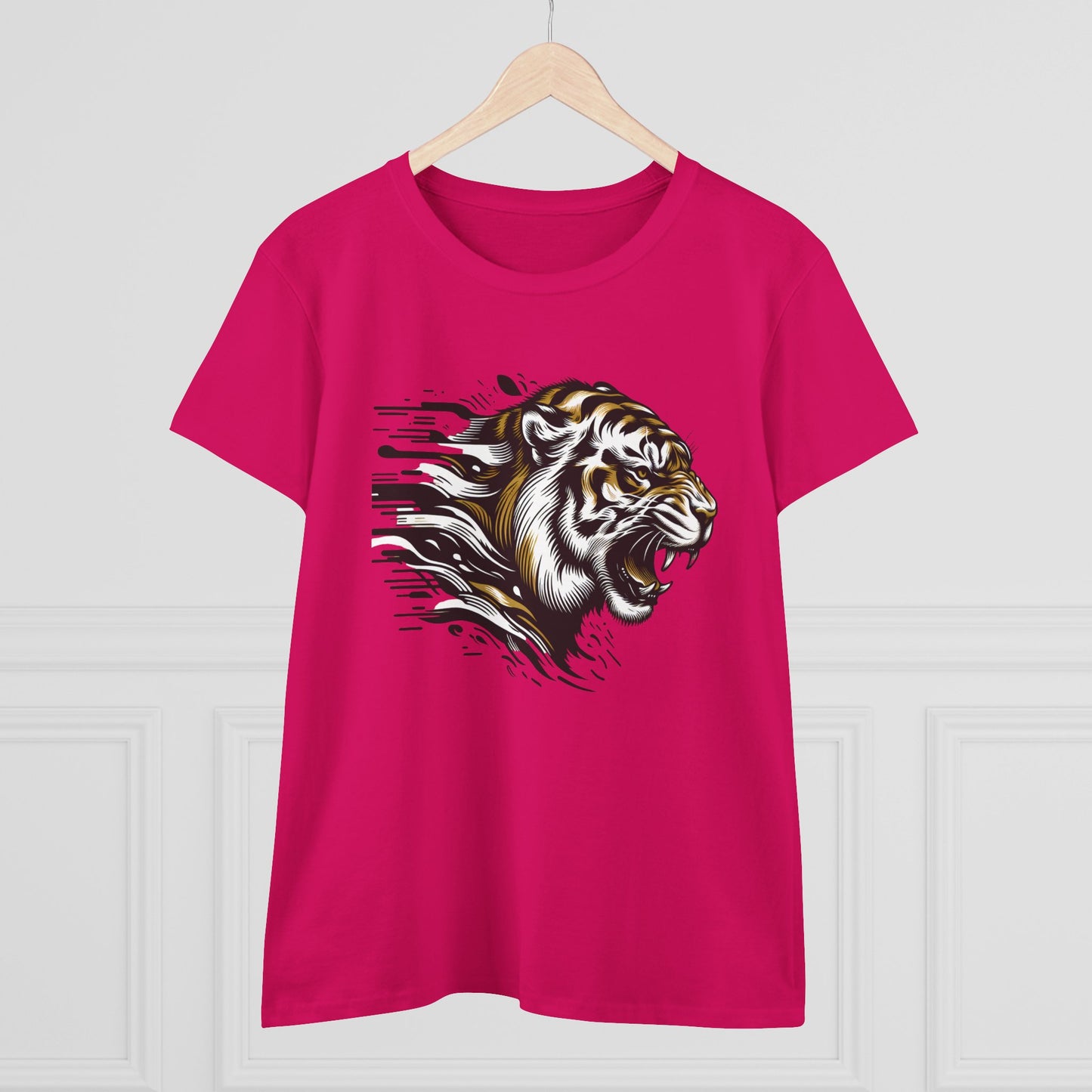 fierce tiger graphic cotton tee