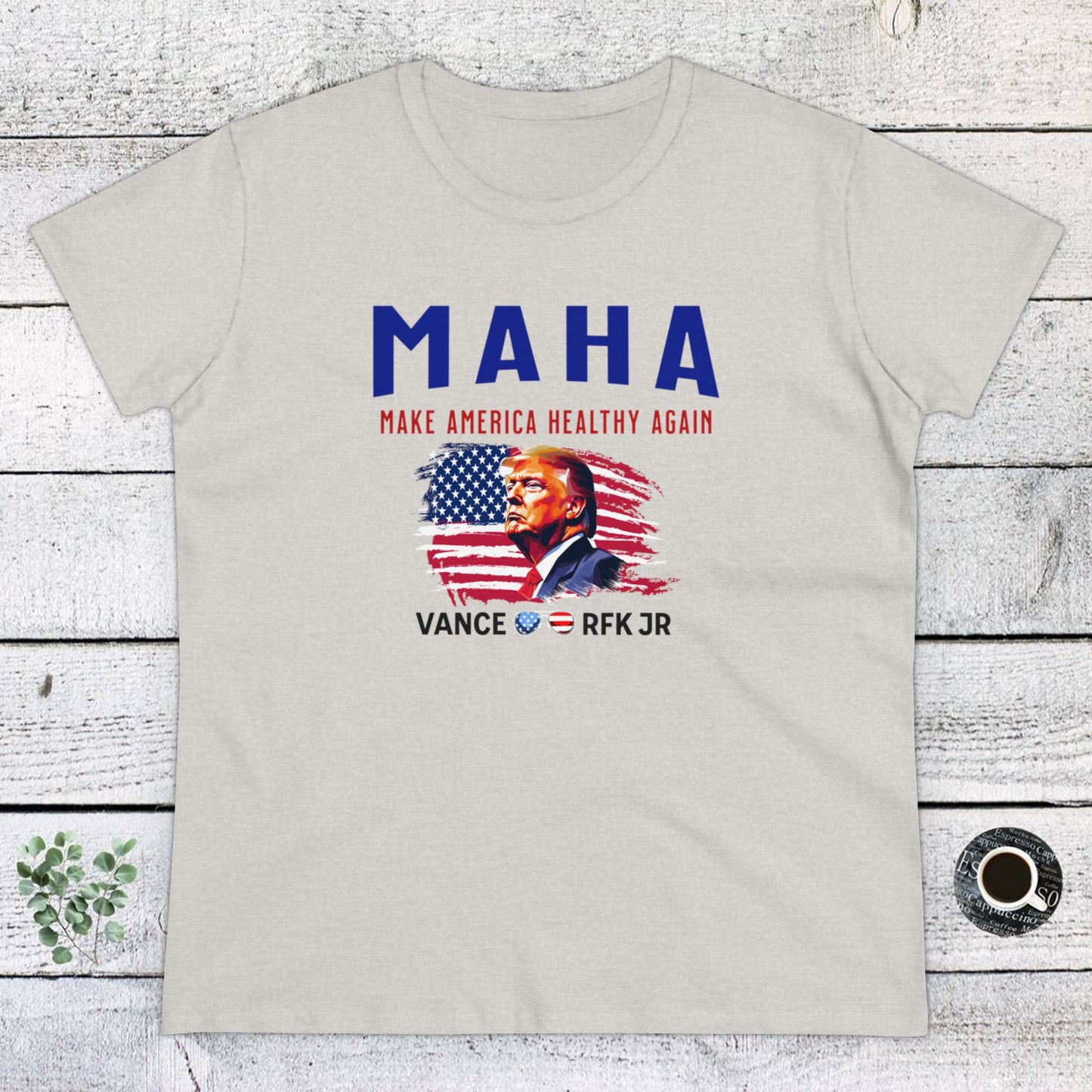 women's t-shirt - make america healthy again (maha)