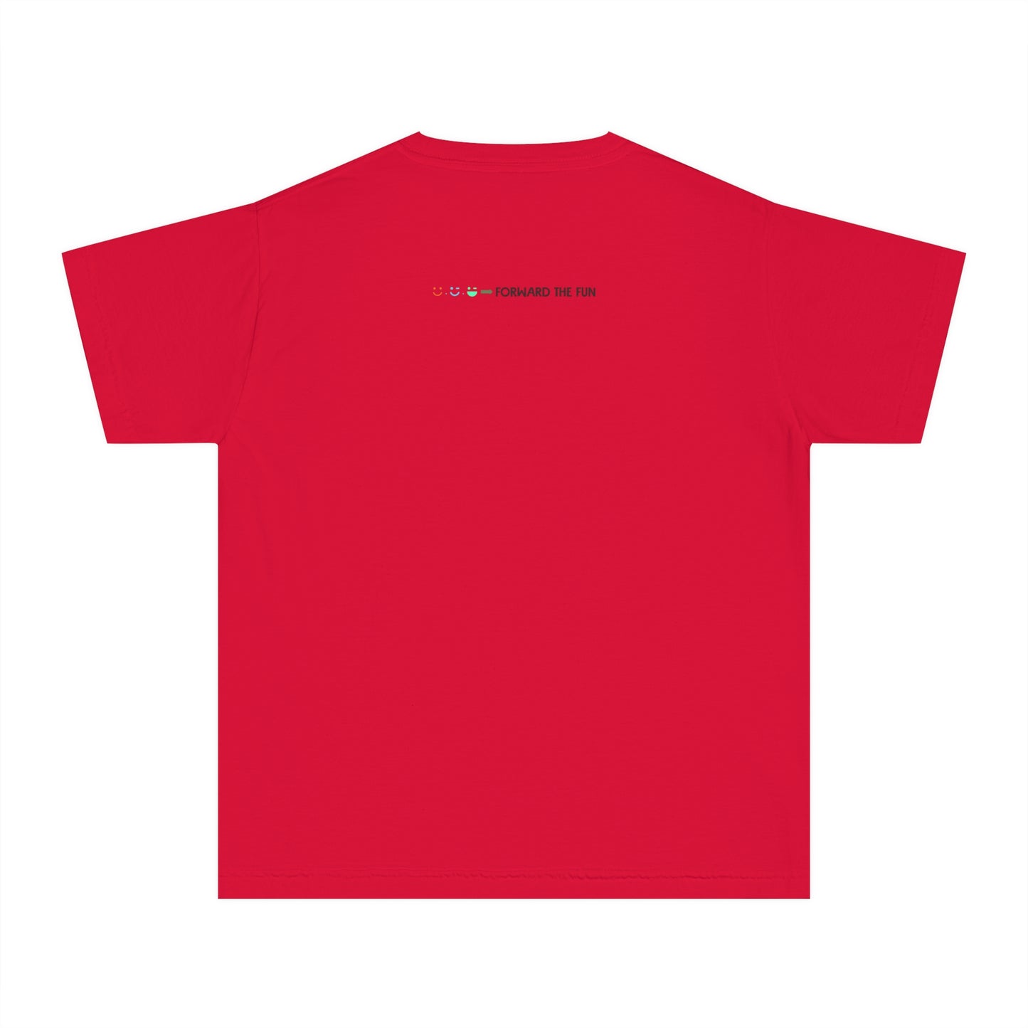 youth t-shirt, youth halloween t-shirt, no treats, just tricks!