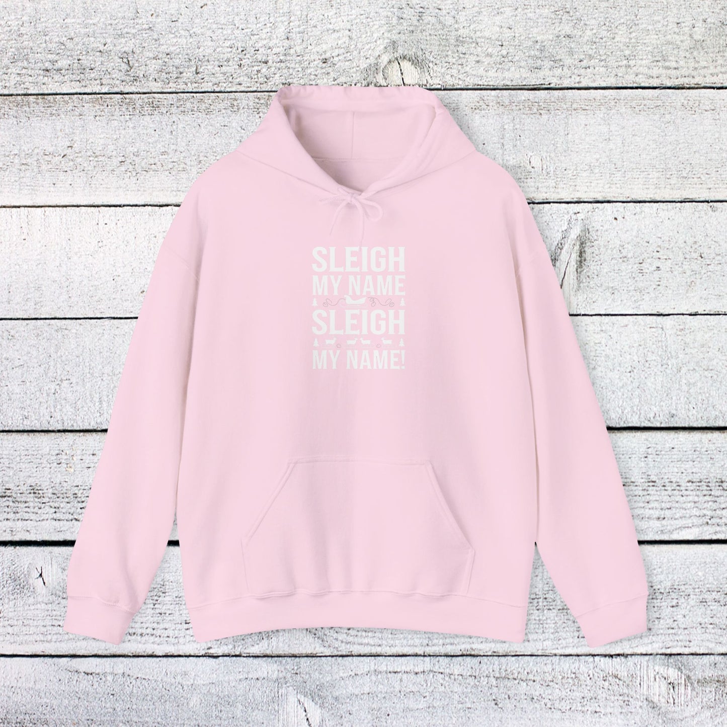 men's and women's christmas sweatshirt. sleigh my name, sleigh my name! unisex christmas sweatshirt.