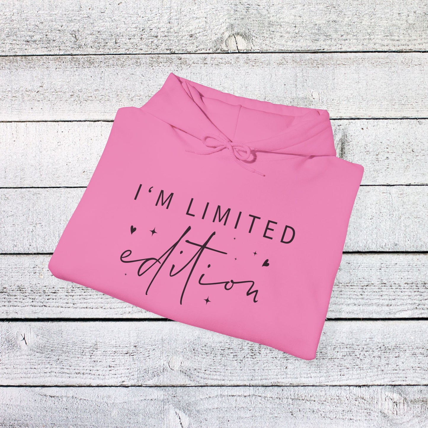 unisex heavy blend™ hooded sweatshirt - i’m limited edition - unique confidence quote