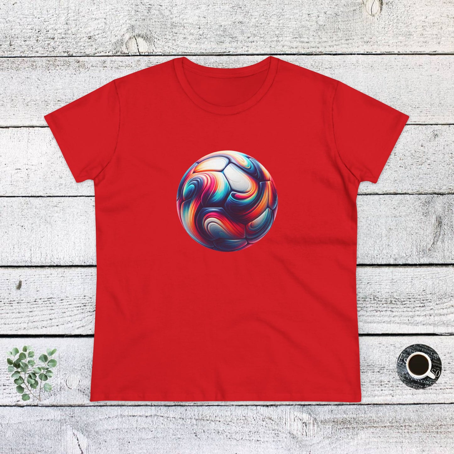 stylish women's cotton tee for sports enthusiasts