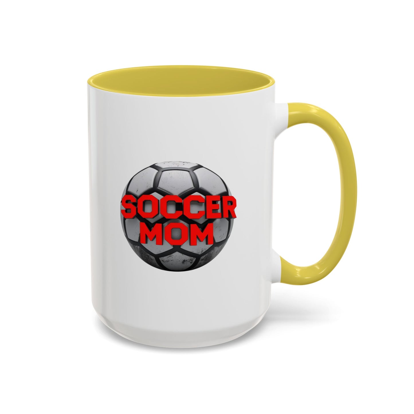 colorful soccer mom mug - perfect gift for sports enthusiasts
