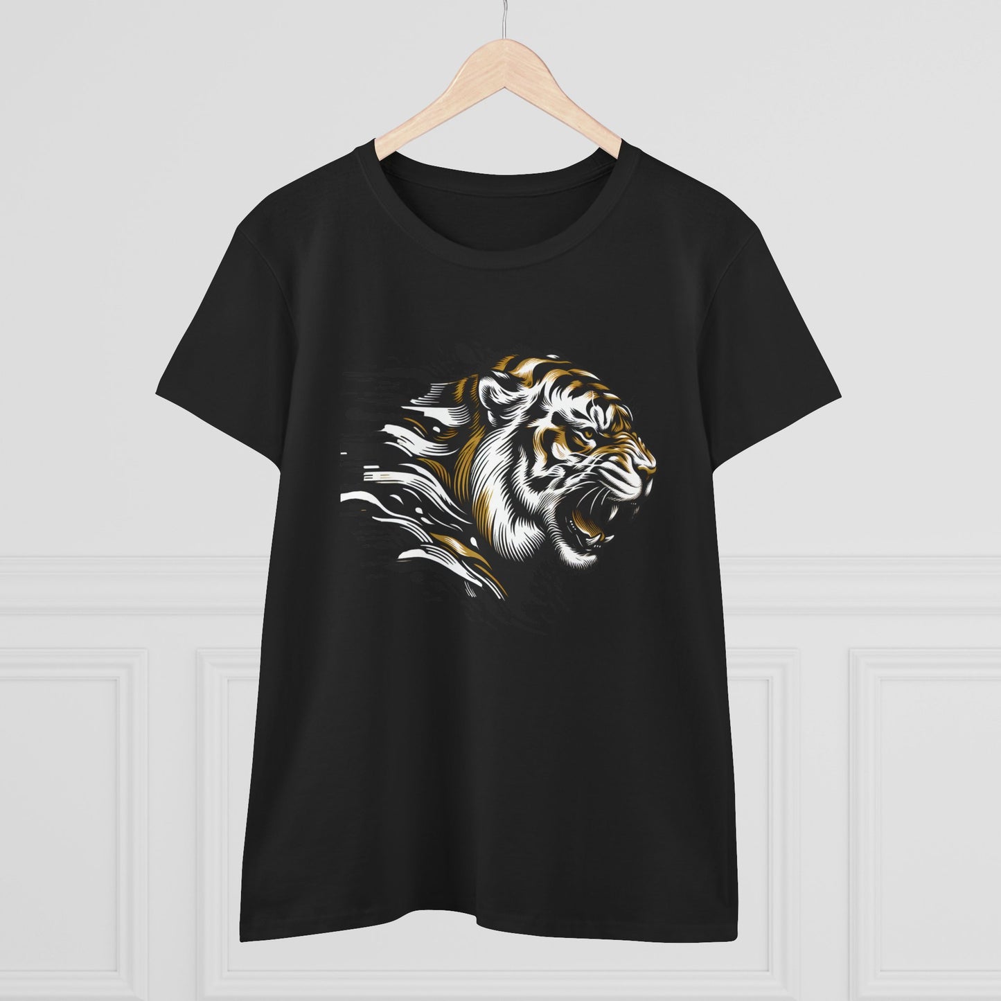 fierce tiger graphic cotton tee