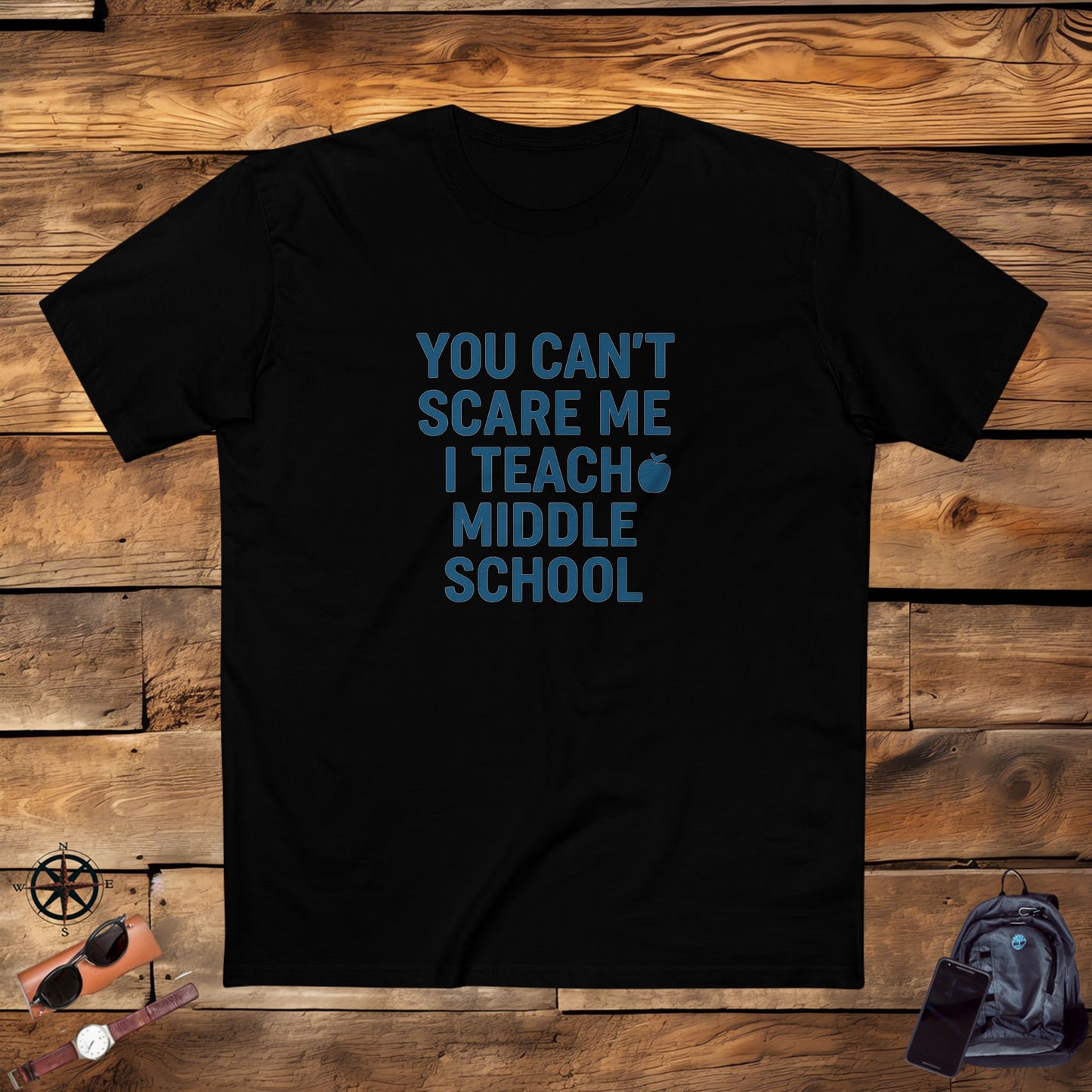 men's stable tee: fearless teacher edition. teachers with attitude.
