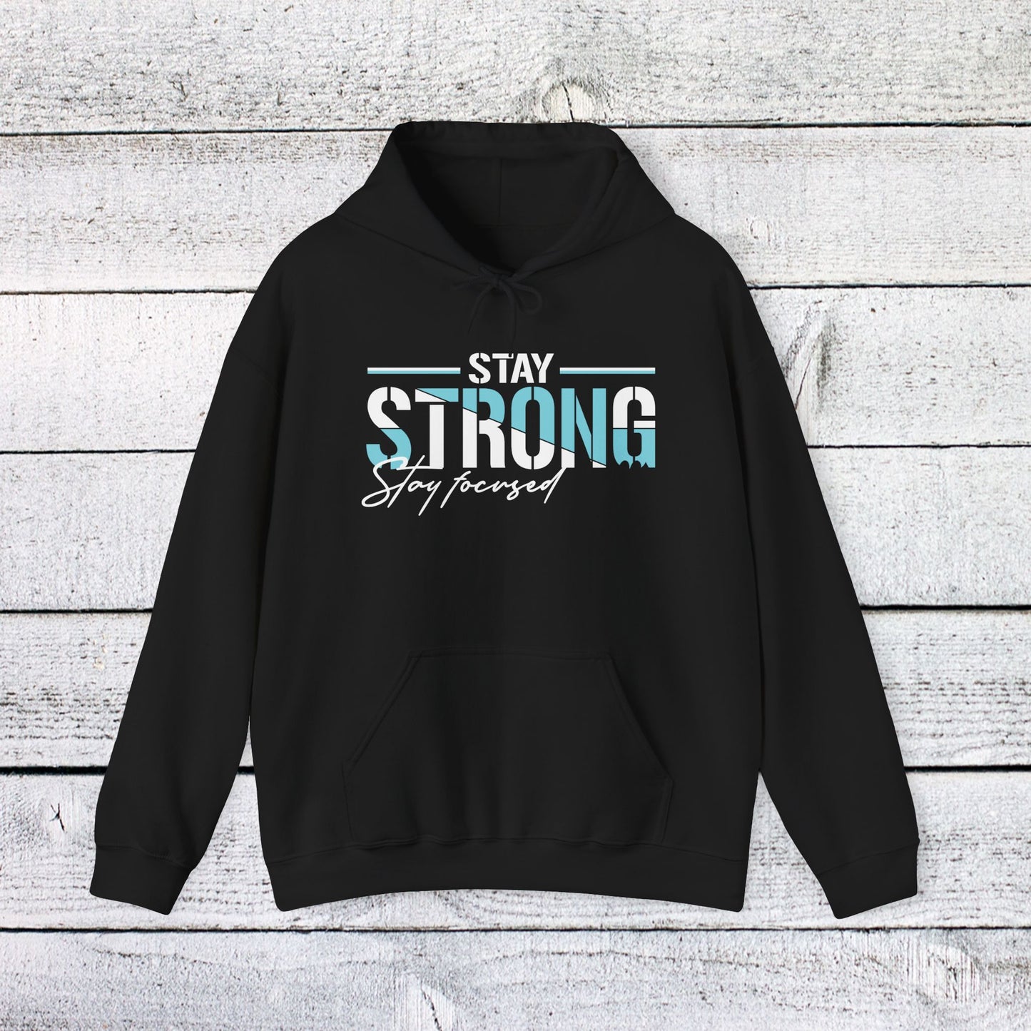 unisex heavy blend™ hooded sweatshirt - stay strong - simple motivation design
