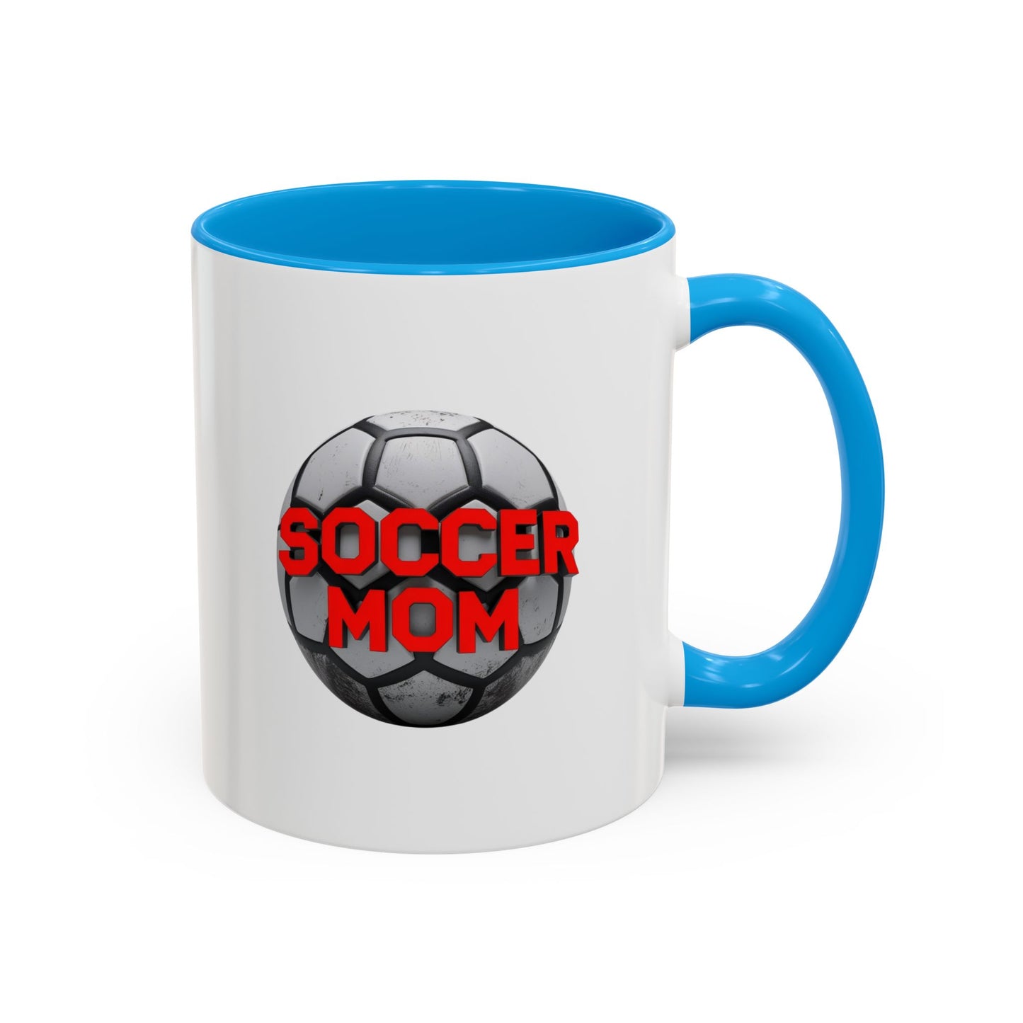 colorful soccer mom mug - perfect gift for sports enthusiasts