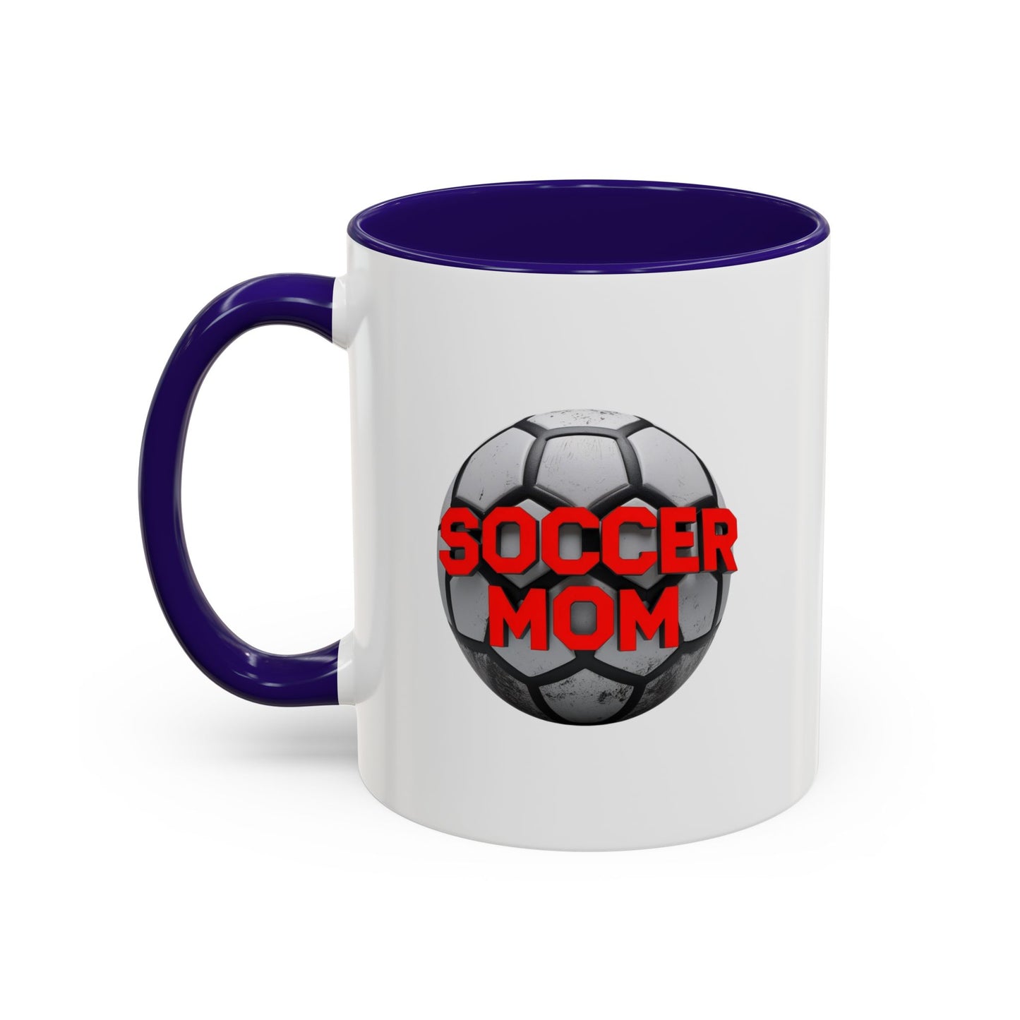 colorful soccer mom mug - perfect gift for sports enthusiasts