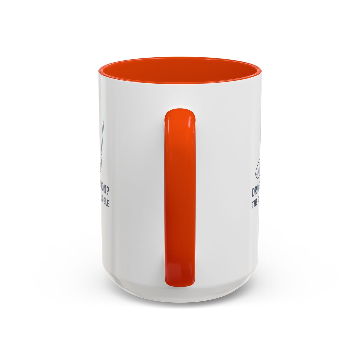 colorful golf mug - driver or iron? the daily struggle