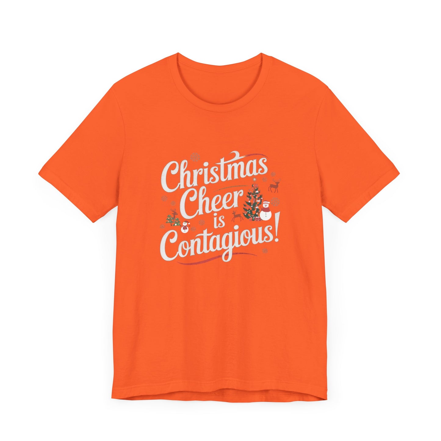 men & women christmas t-shirt. christmas cheer. unisex christmas t-shirt.