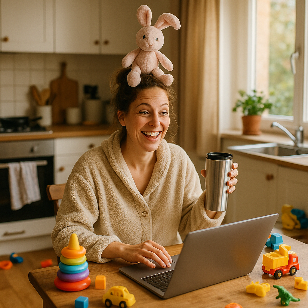 Boost Your Productivity (and Sanity!): The Secret Formula of Laughter—and a Really Good Tumbler