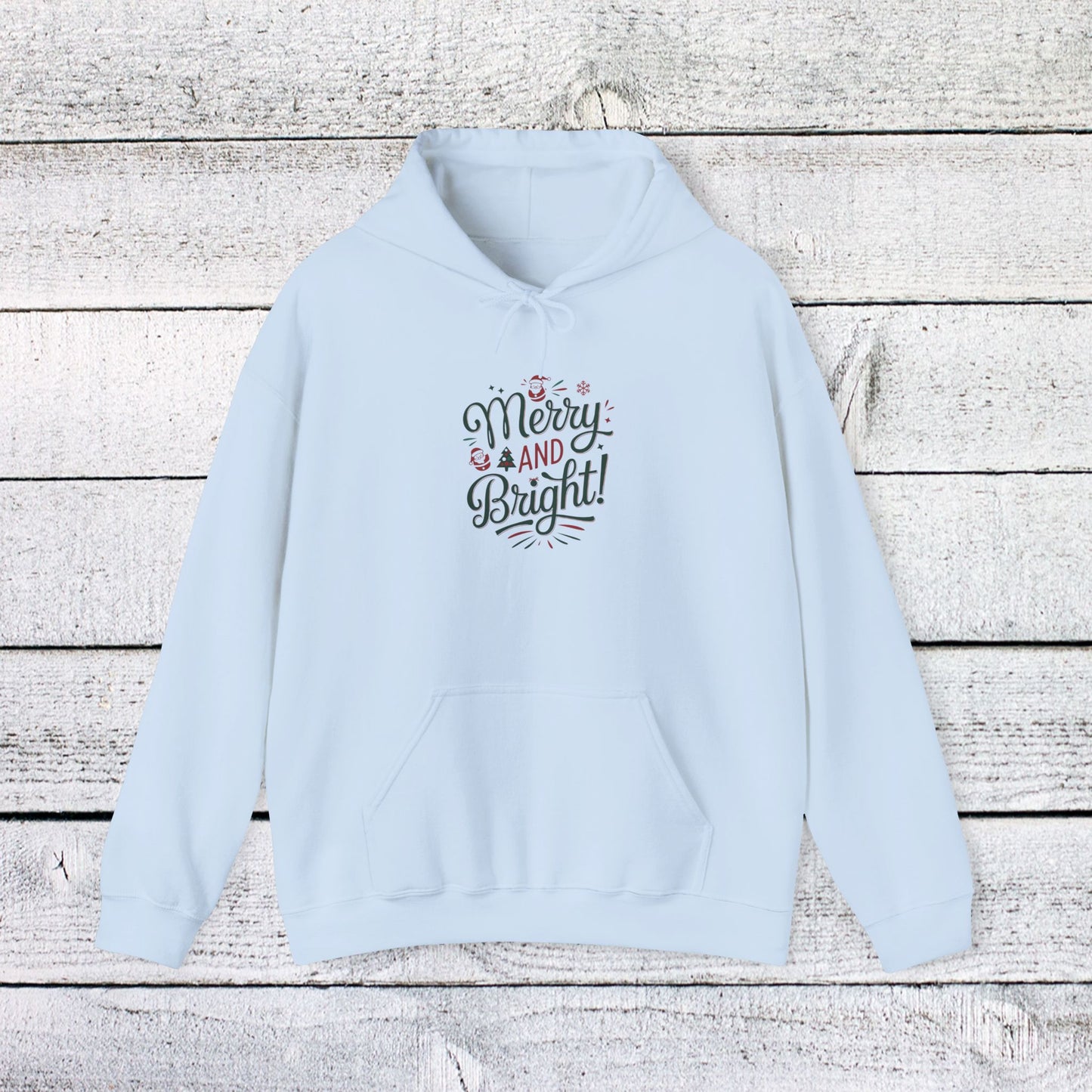 men's and women's christmas sweatshirt. merry & bright. unisex christmas sweatshirt.