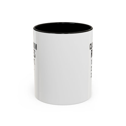 Colorful Classroom Rules Mug - Perfect for Teachers and Students. Teachers with attitude.