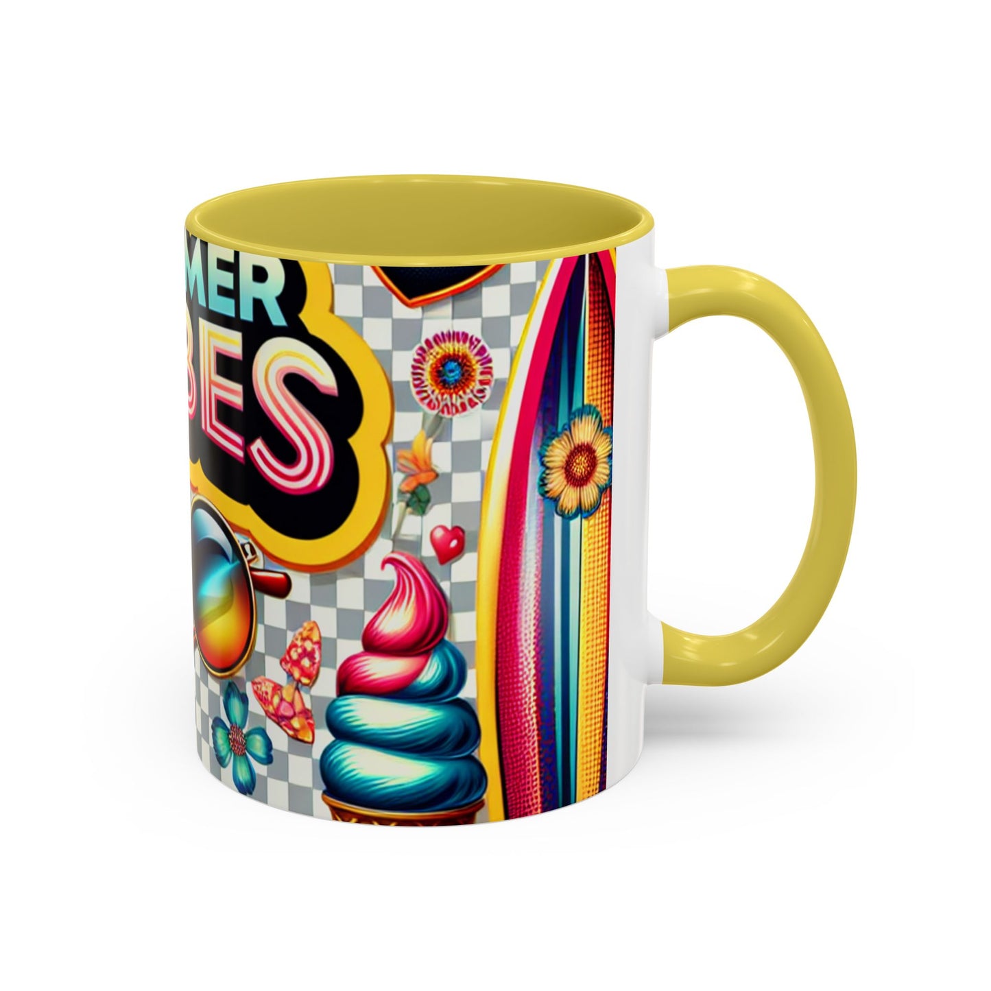 colorful summer vibes mug | vibrant design for your morning coffee