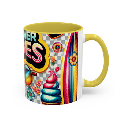 Colorful Summer Vibes Mug | Vibrant Design for Your Morning Coffee