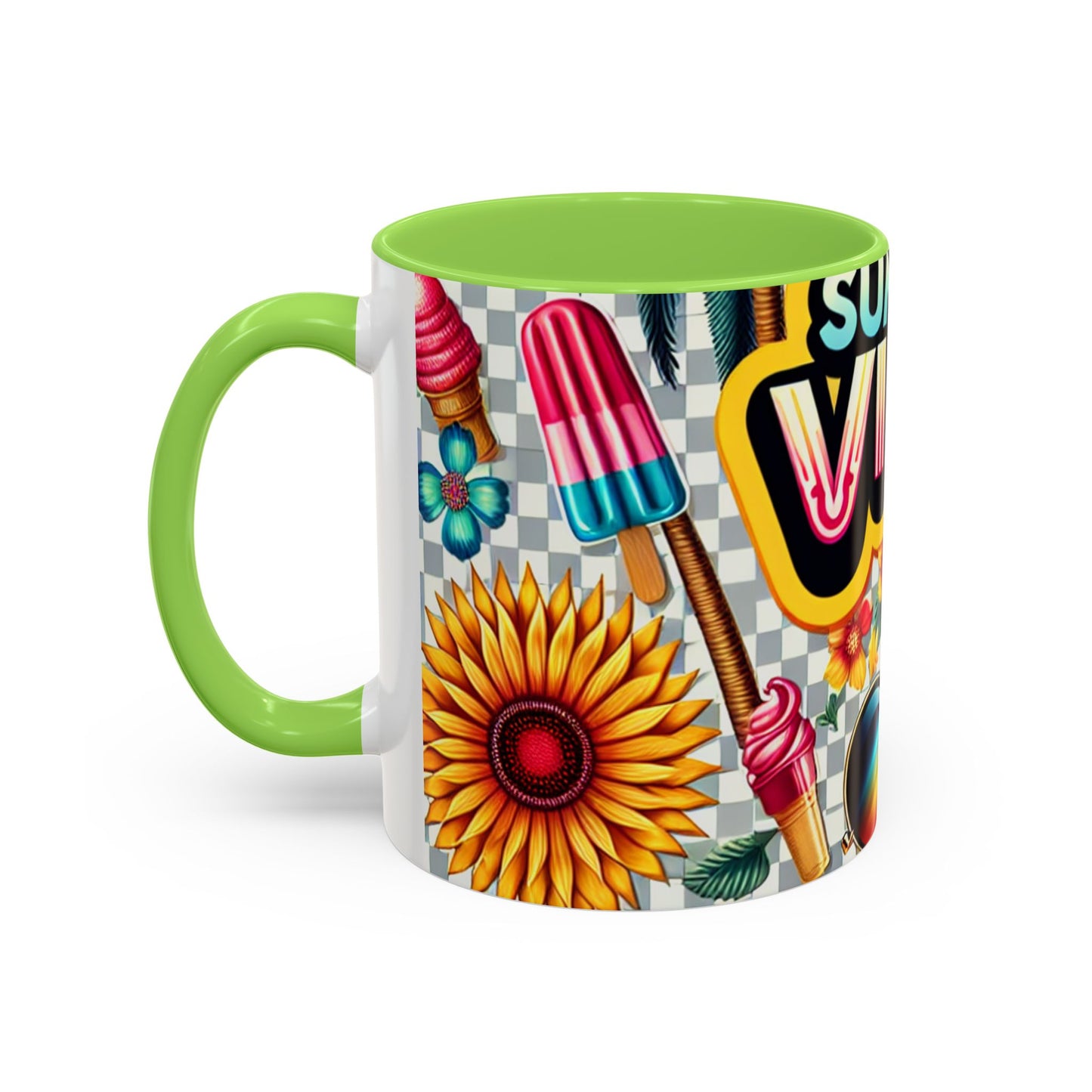 colorful summer vibes mug | vibrant design for your morning coffee