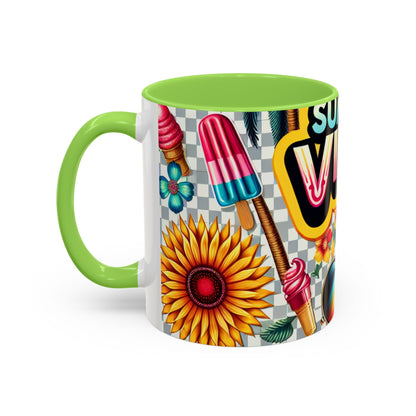 Colorful Summer Vibes Mug | Vibrant Design for Your Morning Coffee