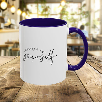 Colorful Inspirational Mug - Believe in Yourself