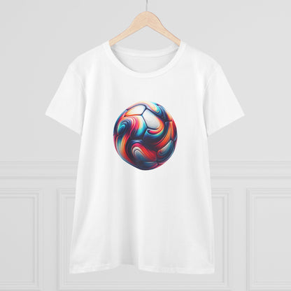 Stylish Women's Cotton Tee for Sports Enthusiasts