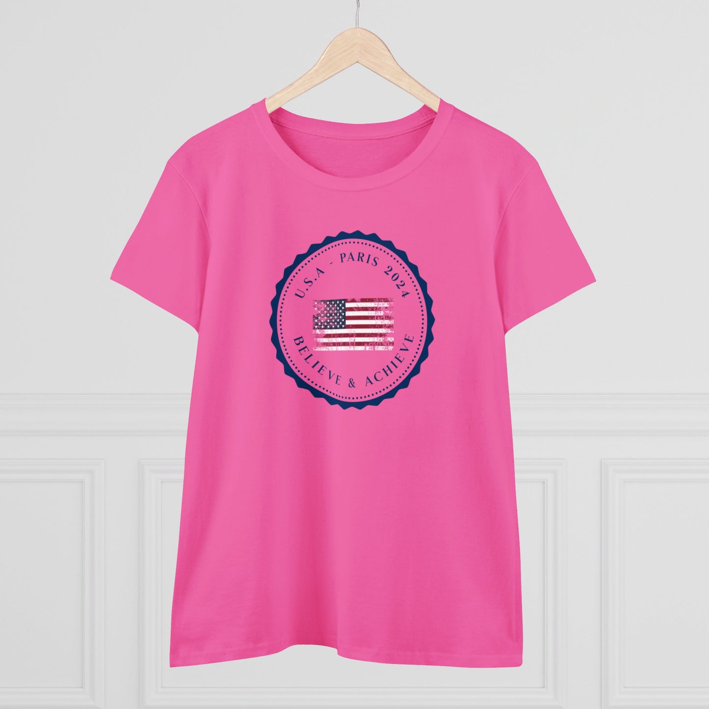 women's t-shirt - believe & achieve