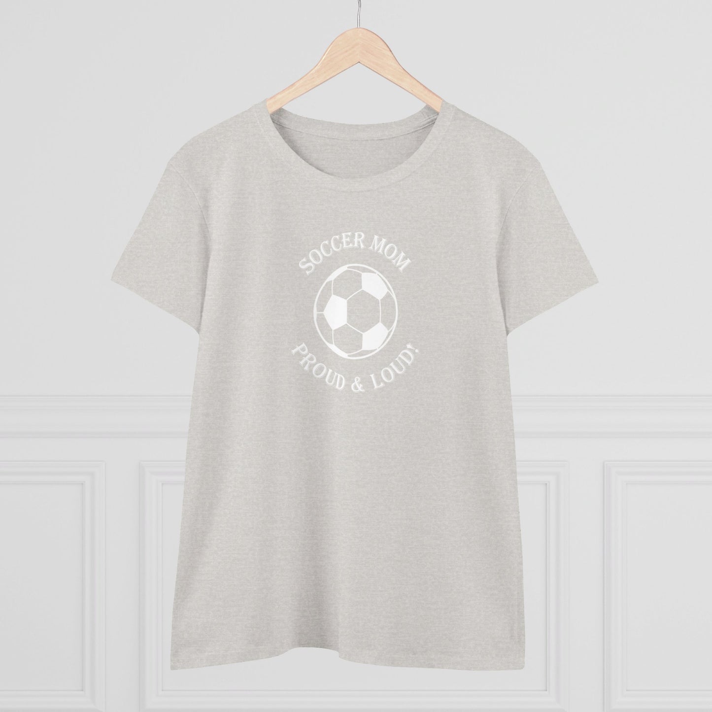 womens t-shirt - soccer mom